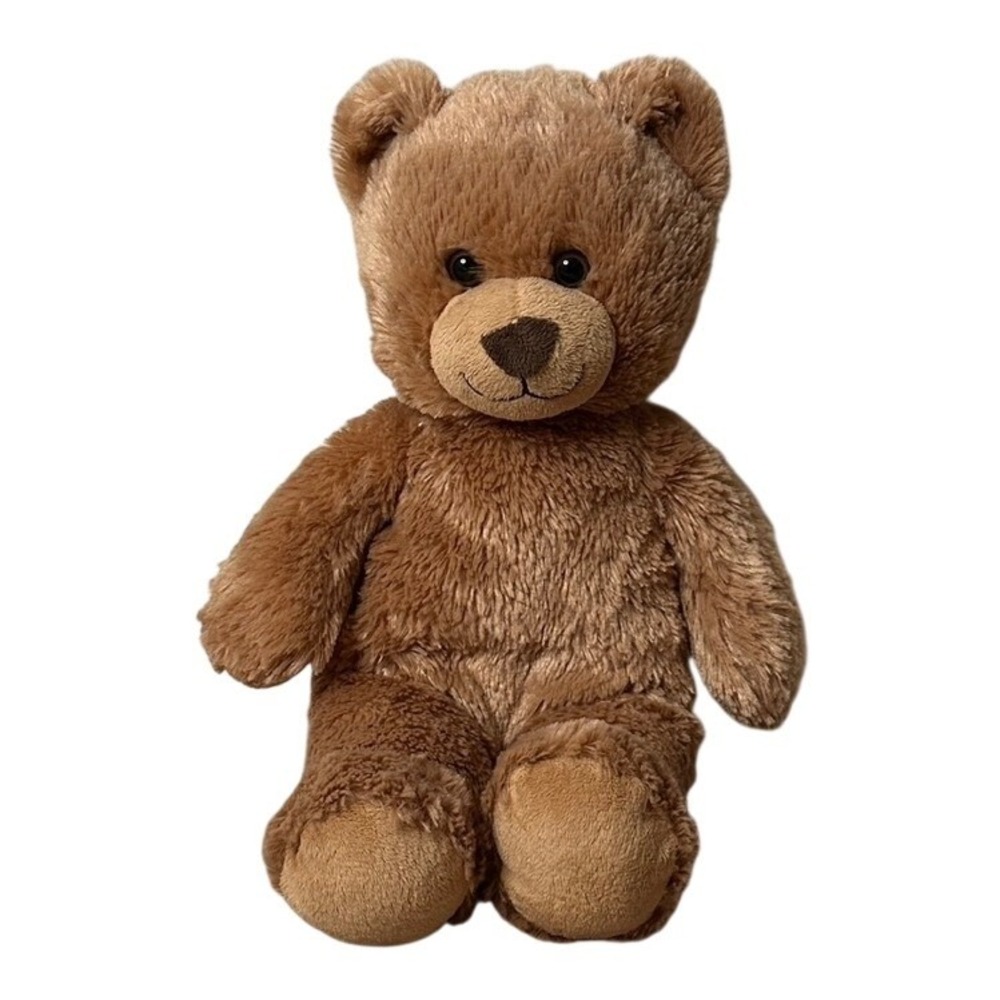 Build A Bear Workshop Brown Shaggy Plush Teddy Bear 2015 Signature Paw Patch